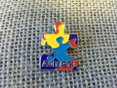 Autism Puzzle Lapel Pin
