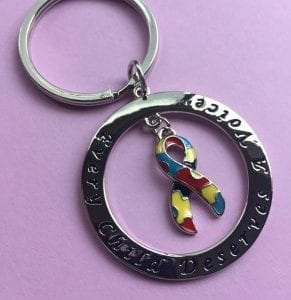 Every Child Deserves A Voice Keychain