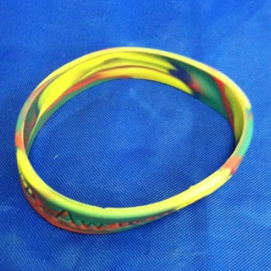 Mutlicolored Silicone Bracelet