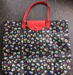 Puzzle Heart Tote Bag