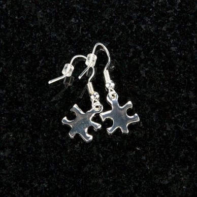 Silver Puzzle Earrings