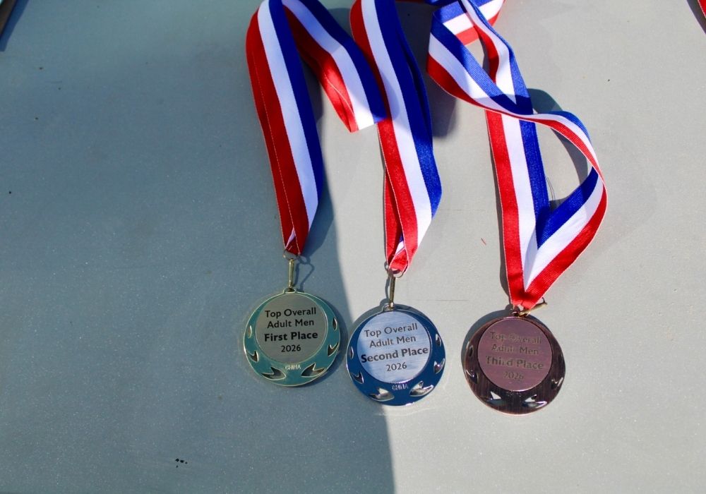 Awards ceremony medal winners — 2026 Strides for Autism