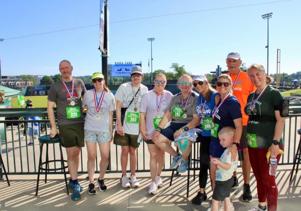Awards ceremony medal winners — 2026 Strides for Autism