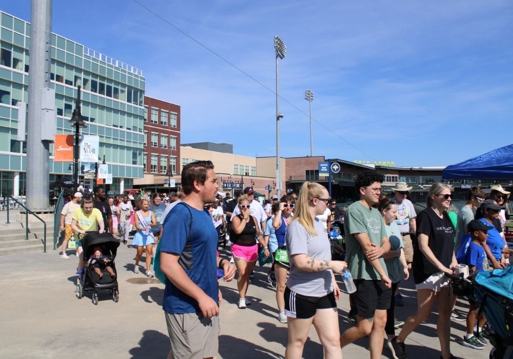 Families walking route — 2026 Strides for Autism