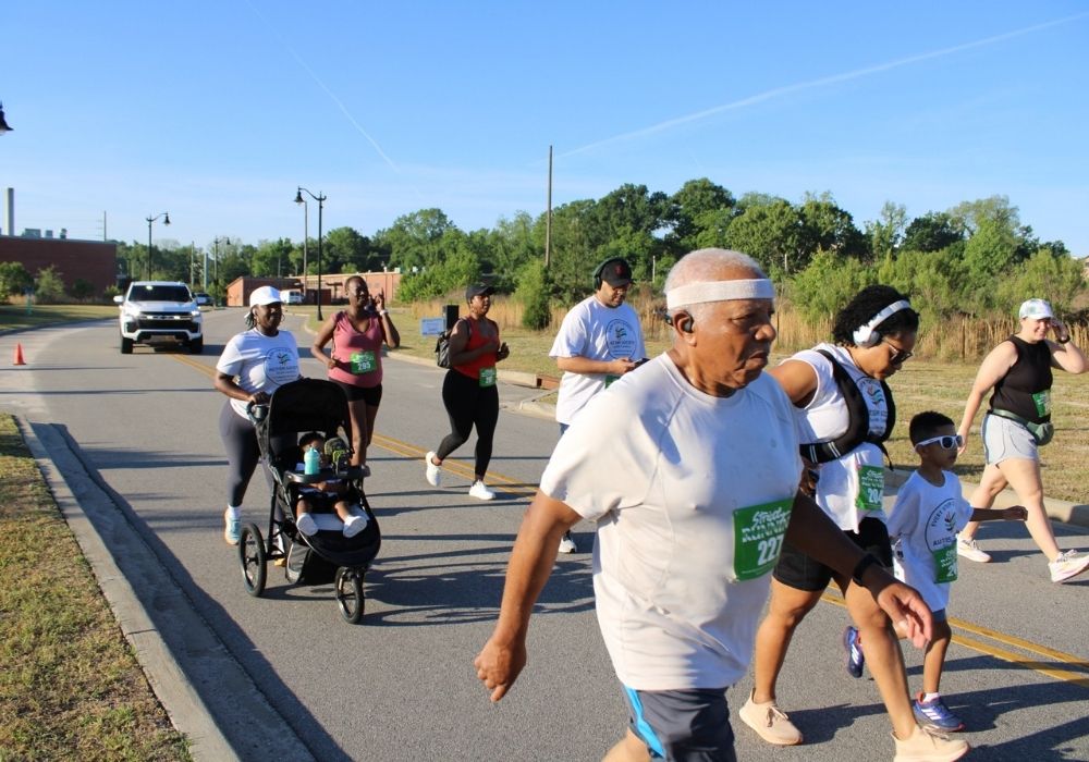 Family running together — 2026 Strides for Autism