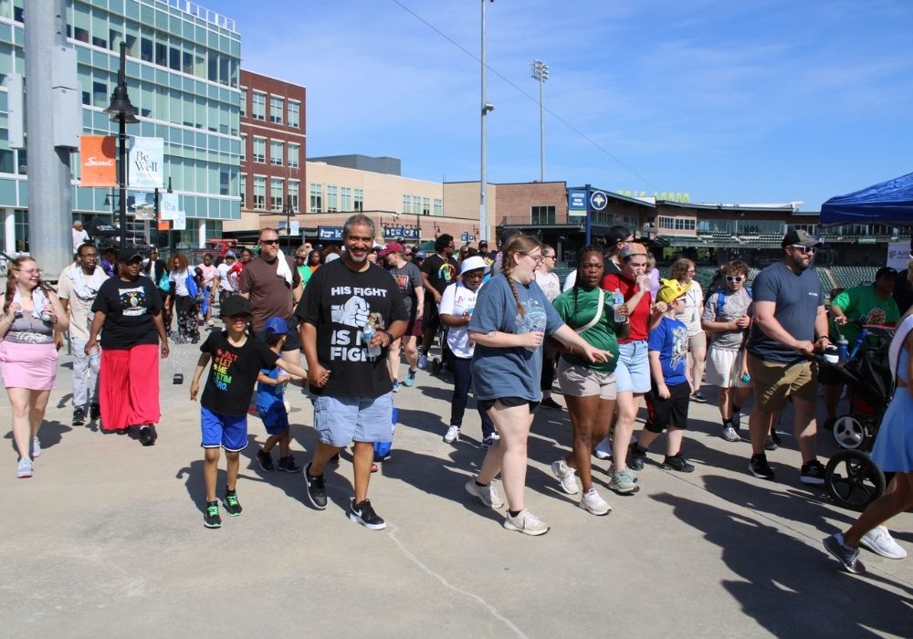 Family walking route — 2026 Strides for Autism