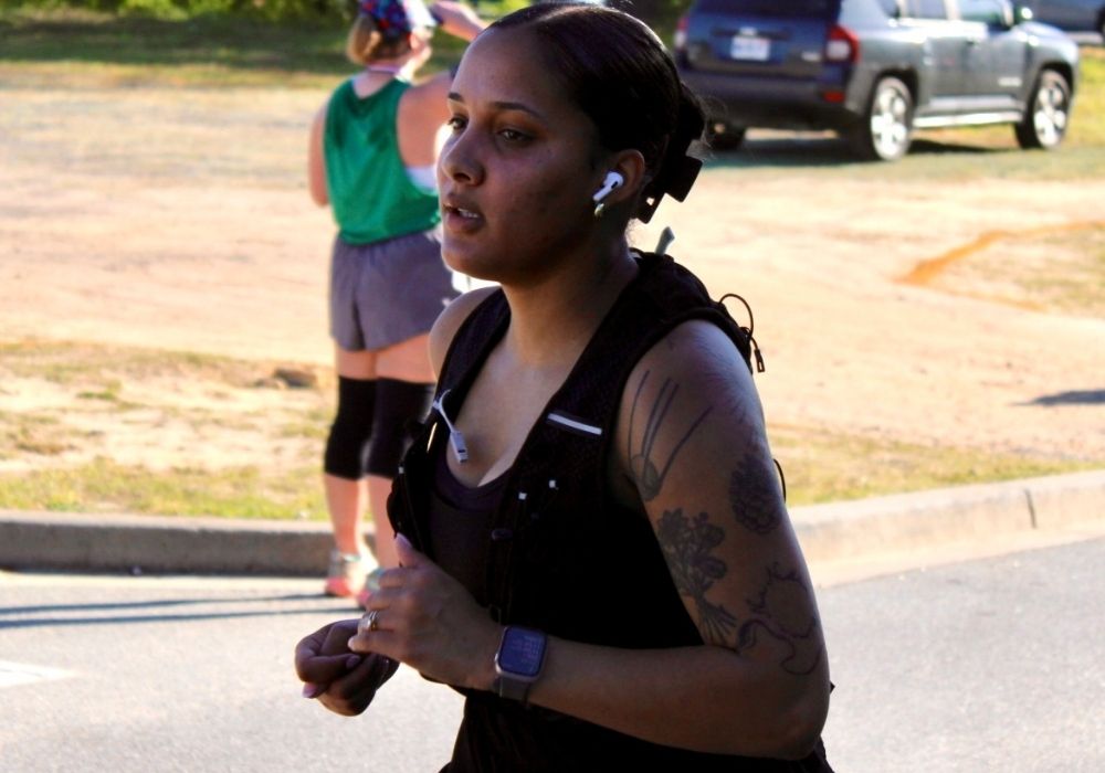 Runner determined face — 2026 Strides for Autism