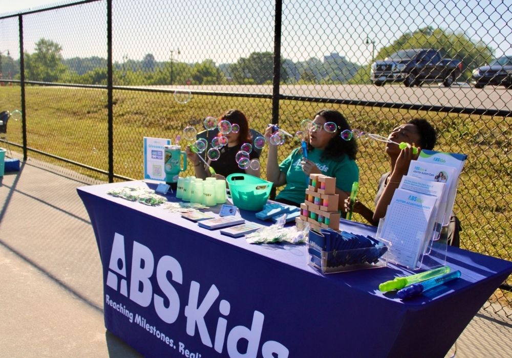 Sponsor abs kids bubbles — 2026 Strides for Autism